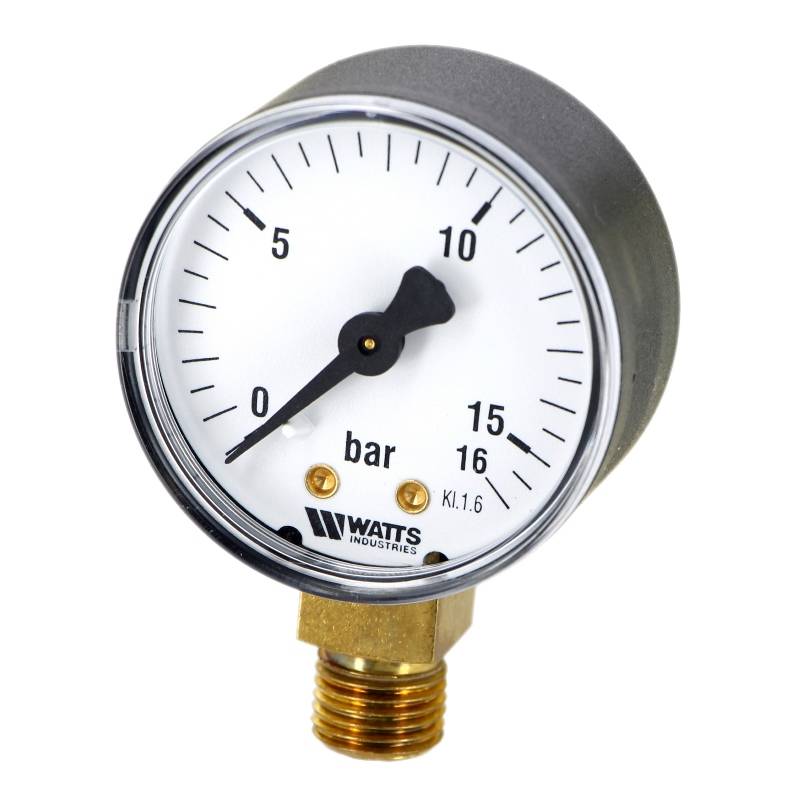 Манометр радиальный Watts F+R200 50 мм 1/4 16 бар 10007384