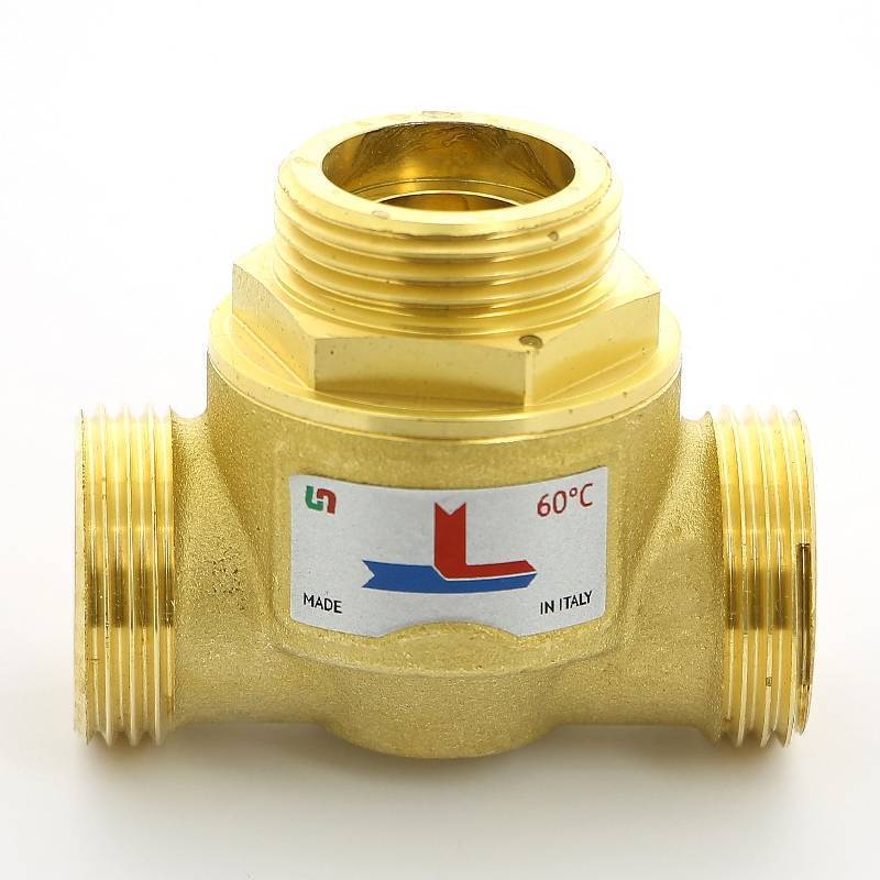 Клапан термостатический смесительный Uni-Fitt 1 60°C Kvs 6.5 боковое смешение 359G6074