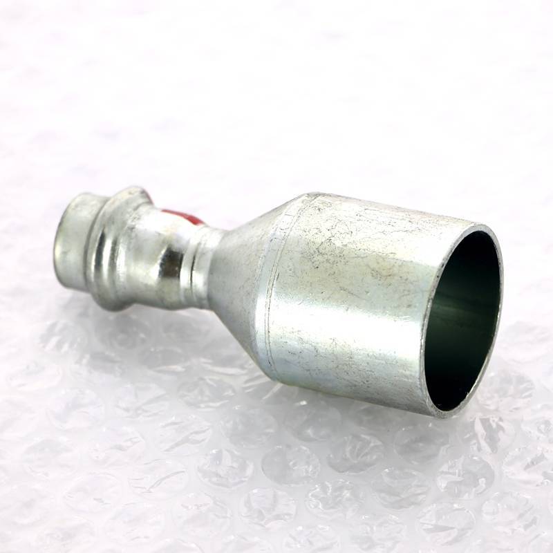 Муфта-вставка пресс из оцинкованной стали Viega Prestabo 35х15 мм 642730