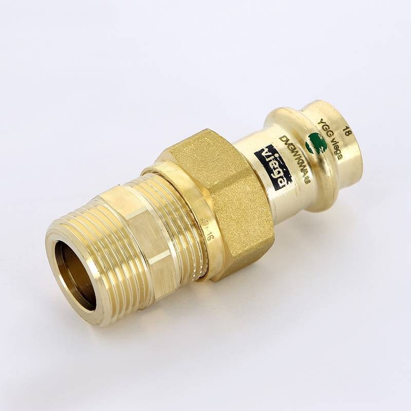 Муфта разъёмная пресс-Н бронза Viega Sanpress 18x3/4 283377