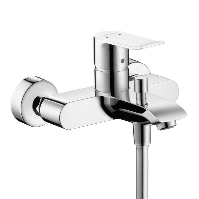 Смеситель для ванны Hansgrohe Metris наружный монтаж 31480000
