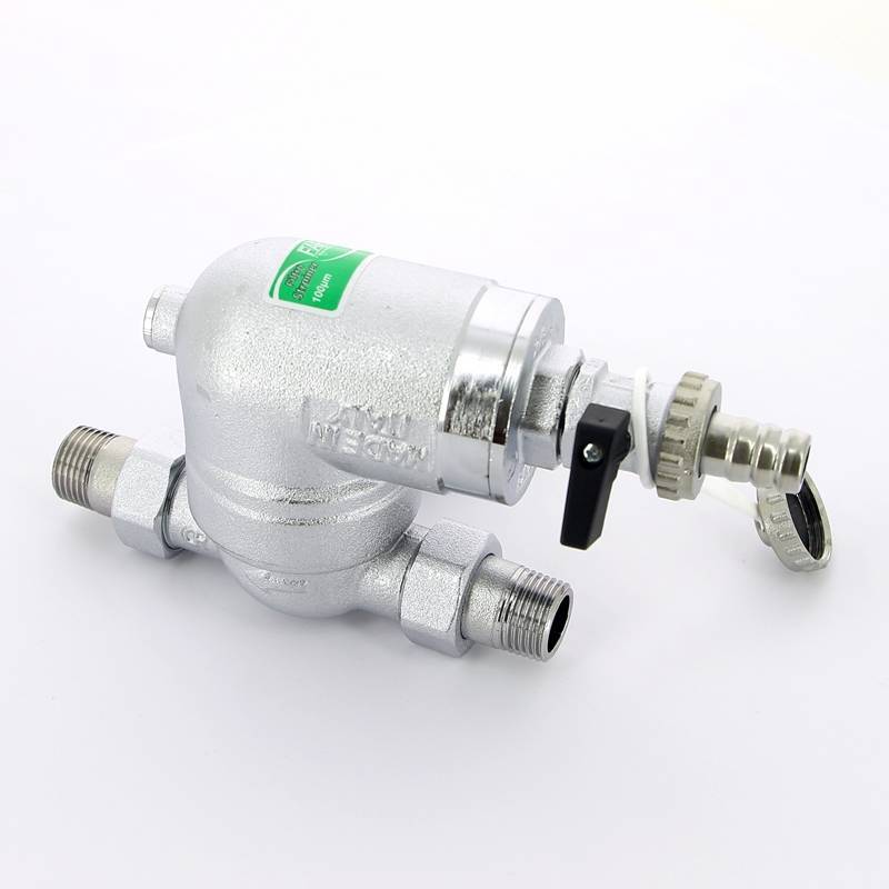 Фильтр промывной FAR 1/2 НР 100 мкм 25 бар поворотный с манометром FA 39A4 12100