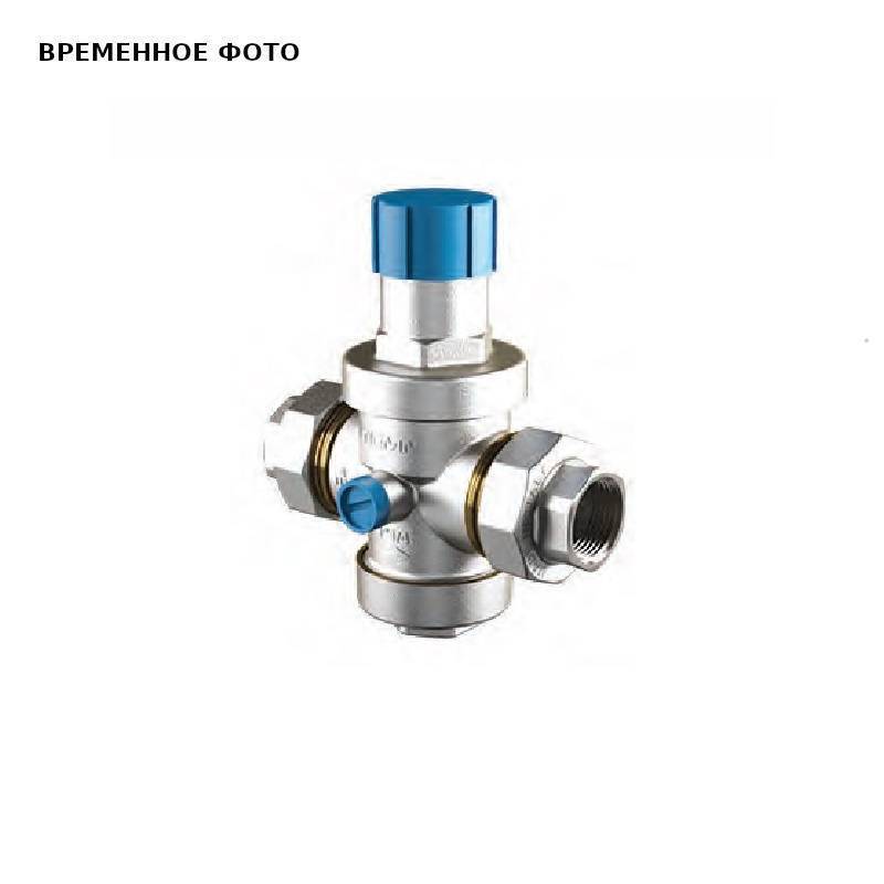 Редуктор давления UNI-FITT ВВ 1/2 1-6 бар PN25 никелированный с разъемными соединениями 3180002