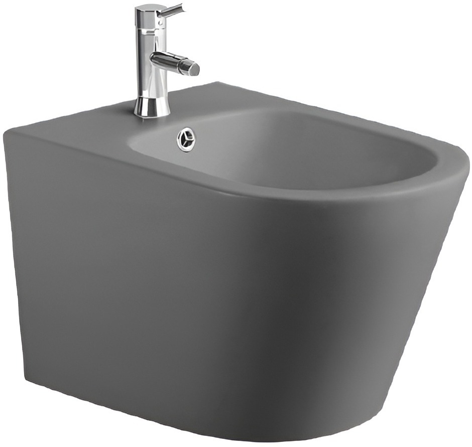 Биде подвесное Aquatek Вега 530х360х326 мм серый матовый AQ1057-MG