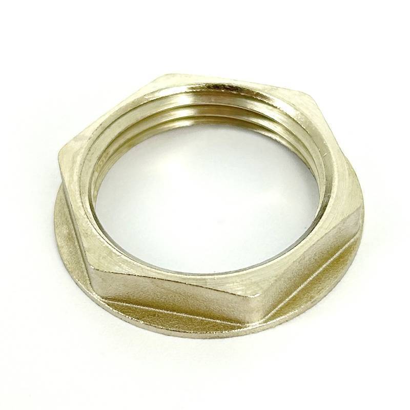 Контргайка LD Pride с бортиком 1 никелированная LD.67.508.25