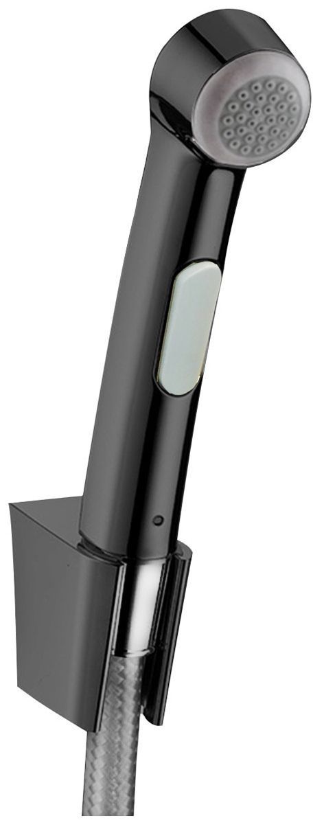 Гигиенический душ Hansgrohe Bidette 1jet со смесителем Focus шлифованный черный хром 32129340