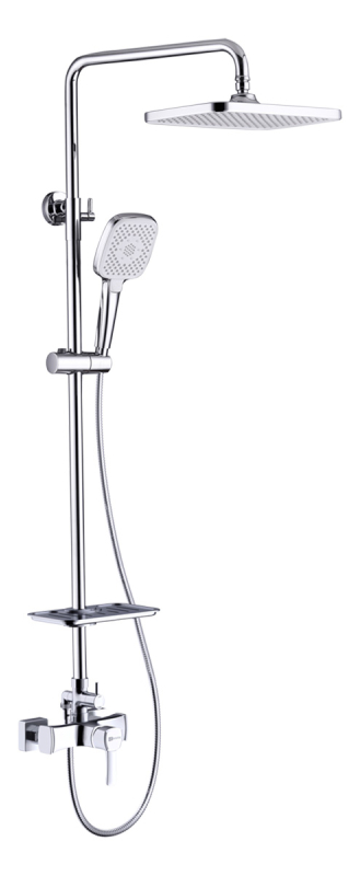 Смеситель для душа Lemark Evitta с верхней душевой лейкой хром LM0560C