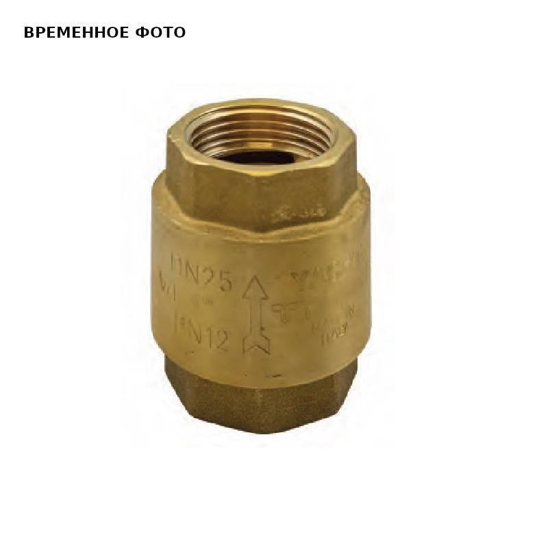 Клапан обратный General Fittings 4 пружинный с пластиковым затвором 3500034