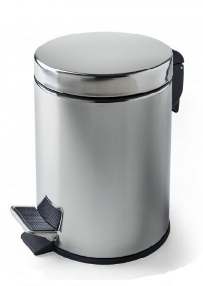 Ведро мусорное 3SC Hotel 225х305х335 мм хром HO65SL