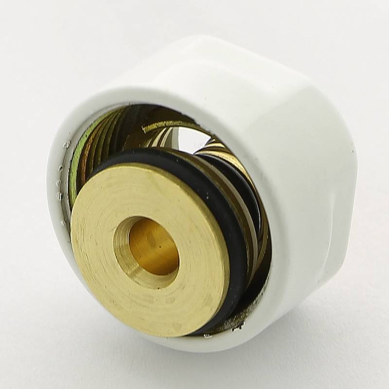 Соединитель для металлопластиковой трубы Carlo Poletti 16.2х2.6 мм белый A58513E