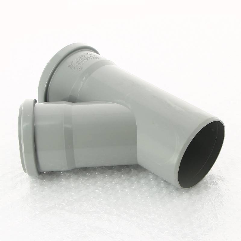 Тройник канализационный Ostendorf HT 90/75 мм 45° 114210