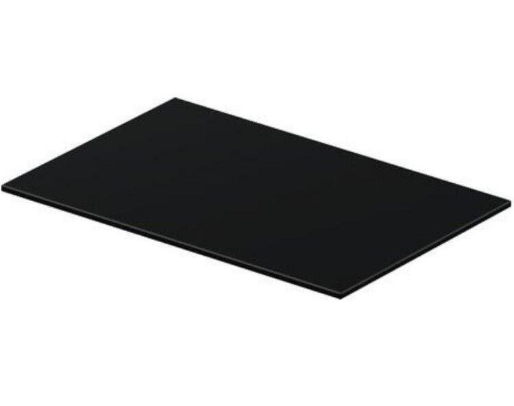 Полка Duravit DuraSquare для консоли под раковину 470x310 мм цвет черный 0099718400
