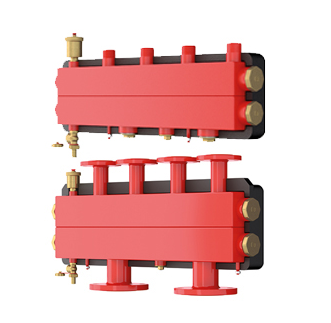 Коллектор-сепаратор Giacomini R586SEP 1 1/2 x 1 1/4 / 2 R586SEY12