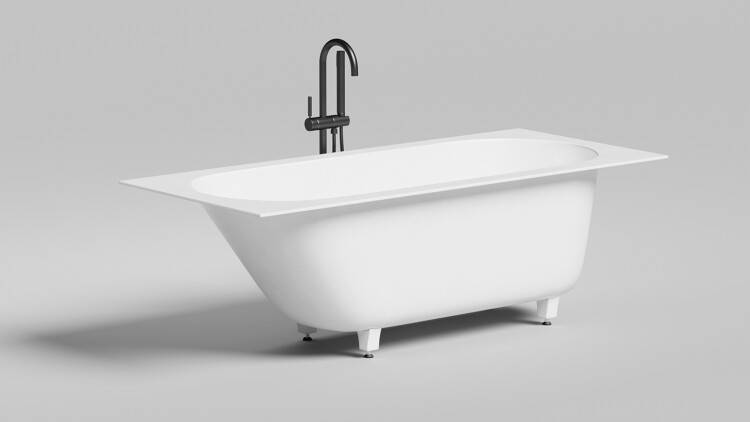 Ванна Salini Ornella Kit 1700x750x600 мм белый матовый 102421M