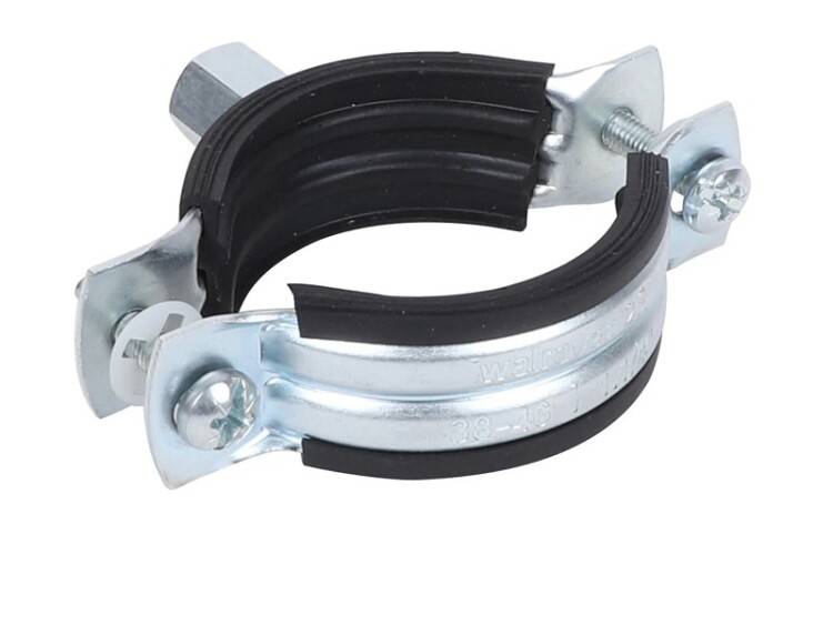 Хомут для труб Walraven 2S M8/10 31-37 мм оцинкованный с вкладышем EPDM 33435037