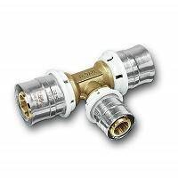 Тройник пресс SANHA 3fit-Press 20x2.0-16x2.0-16x2.0 мм 125130201616