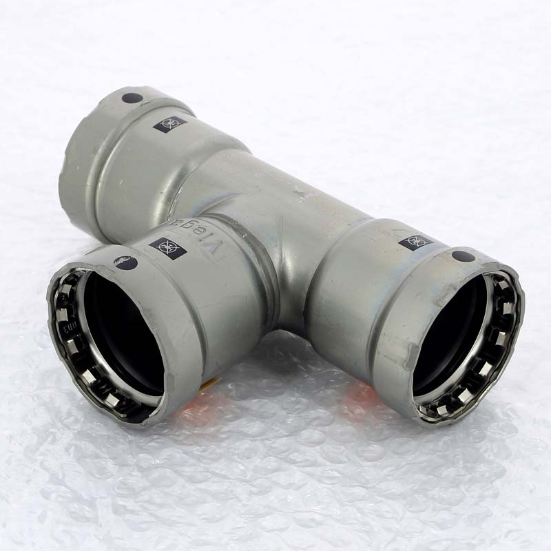 Тройник пресс Megapress Viega 1 1/2x1 1/2x1 1/2 695002