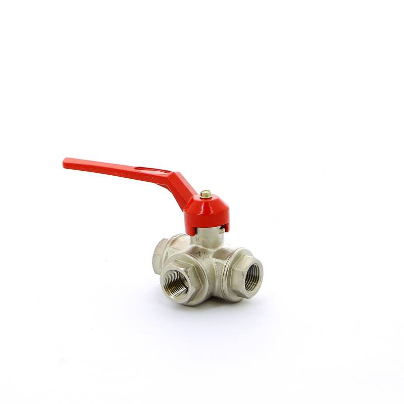 Кран шаровой трехходовой ITAP 128 T-порт рычаг 1/2 ВВ 1280012T