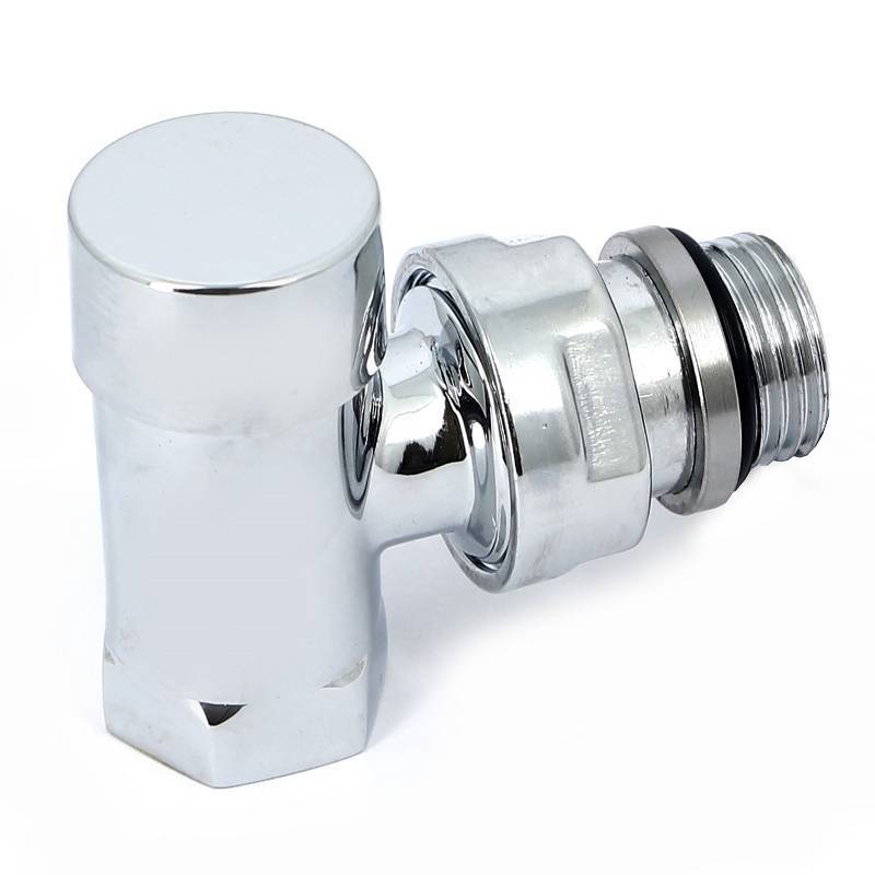 Вентиль обратный Carlo Poletti Compact угловой НВ 1/2 хром V150410B