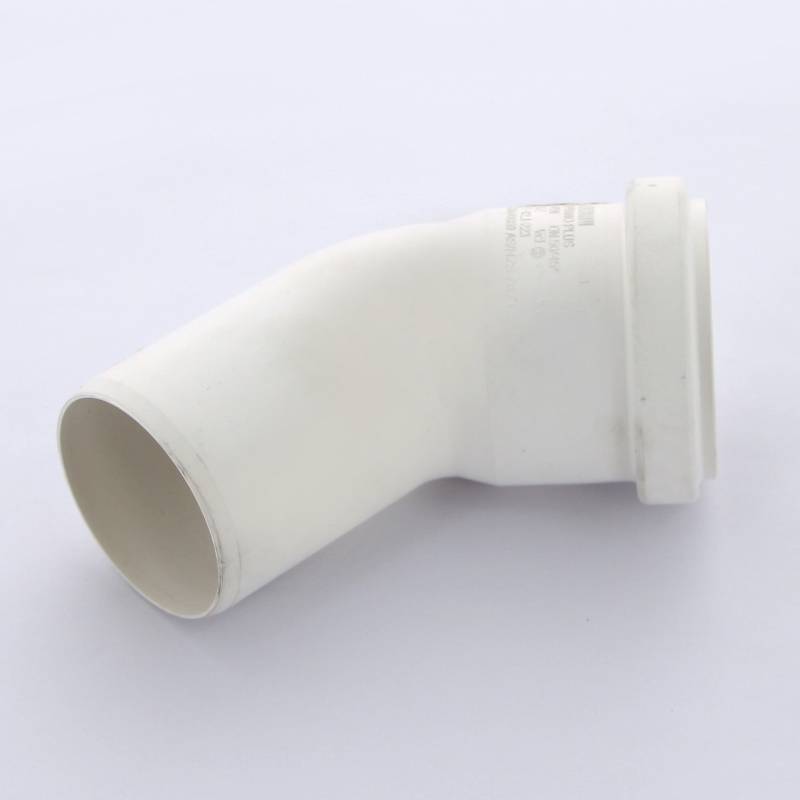 Отвод канализационный REHAU RAUPIANO PLUS 50x45° 11211141001