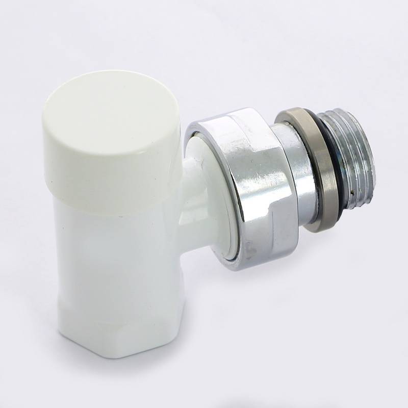 Вентиль обратный Carlo Poletti Compact угловой НВ 1/2 белый V150410E