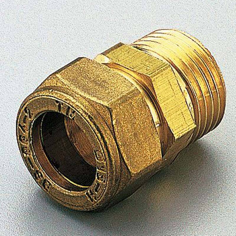 Муфта обжимная с наружной резьбой Tiemme 8 мм x 3/8 1100136