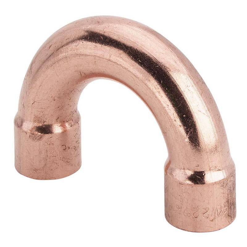 Дуга двухраструбная медная Viega 22 мм 180° под пайку 121518