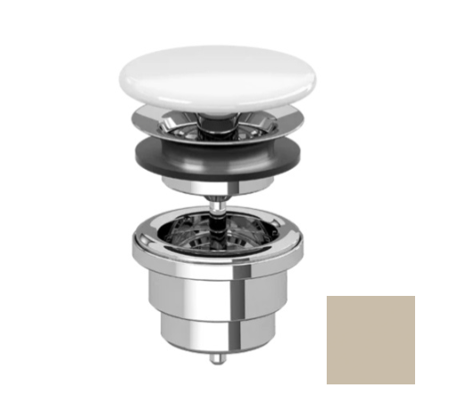 Донный клапан Villeroy & Boch для раковин незапираемый Almond 680800AM.