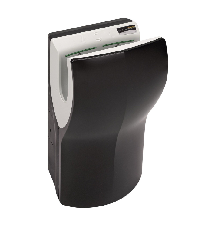 Сушилка для рук Mediclinics Dualflow Plus 228x320x665 мм черная M24AB