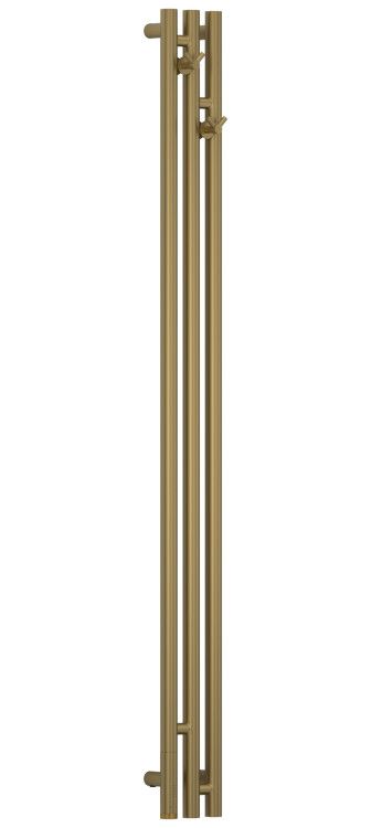 Полотенцесушитель, Сунержа, Терция 3.1, шгв 138-105-1500, слева, МЭМ, цвет-золотой шёлк