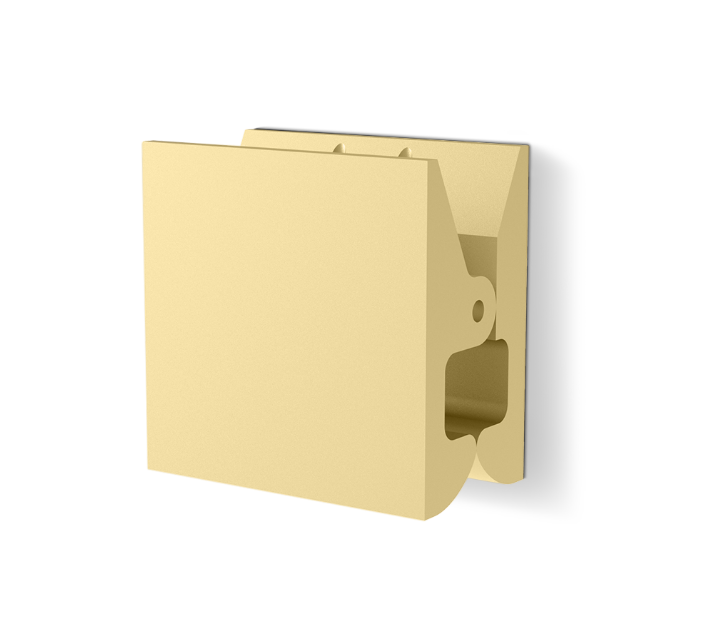 Крючок одинарный Decor Walther PINCH S/M 50х27.5х50 мм золото матовое 0907282