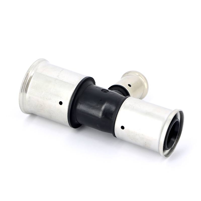 Тройник пресс PVDF Henco 40х20х32 мм 11PK-402032