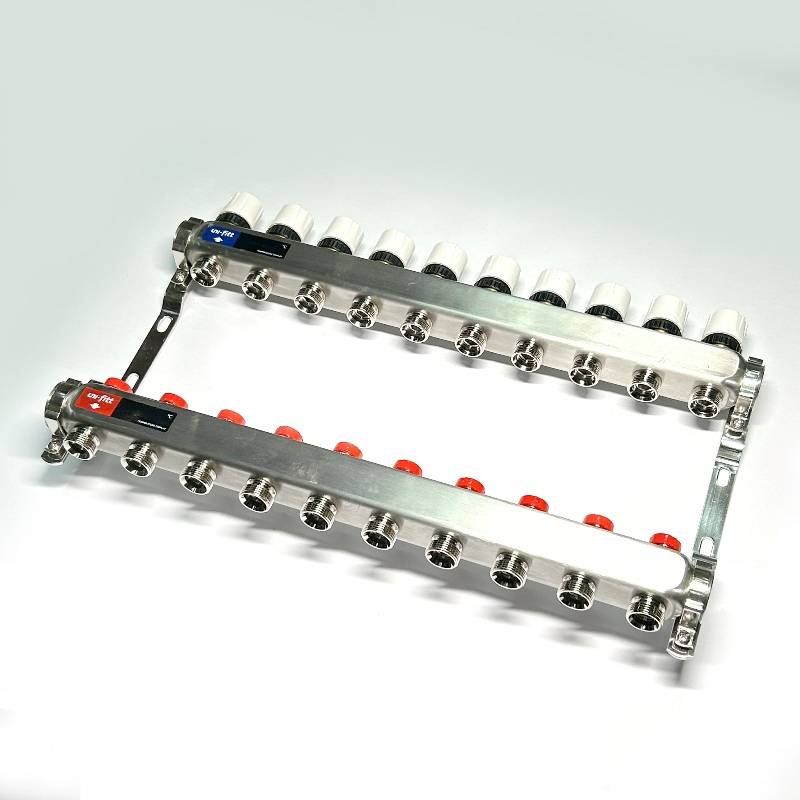 Коллекторная группа из нержавеющей стали Watts 1 x 10 выходов 3/4 451W4310