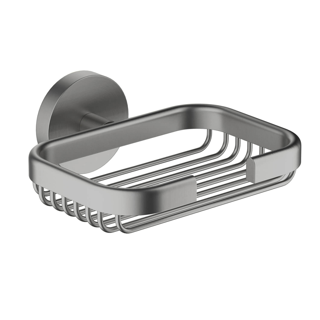 Мыльница-решетка Aquanet БЕТТА оружейная сталь AQ4633BGM