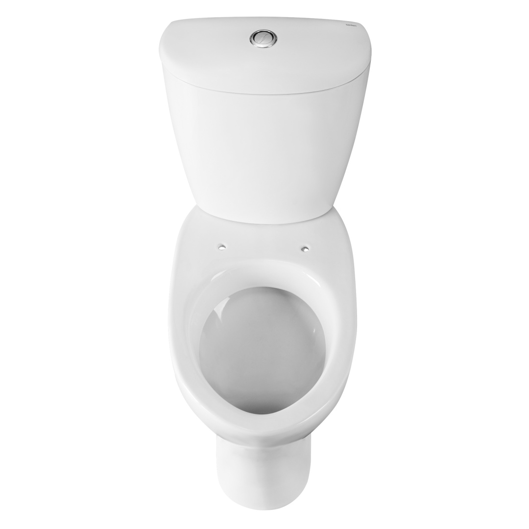 Унитаз-компакт Sanita Версия белый сиденье полипропилен косой выпуск 1.P401.5.S00.00B.F