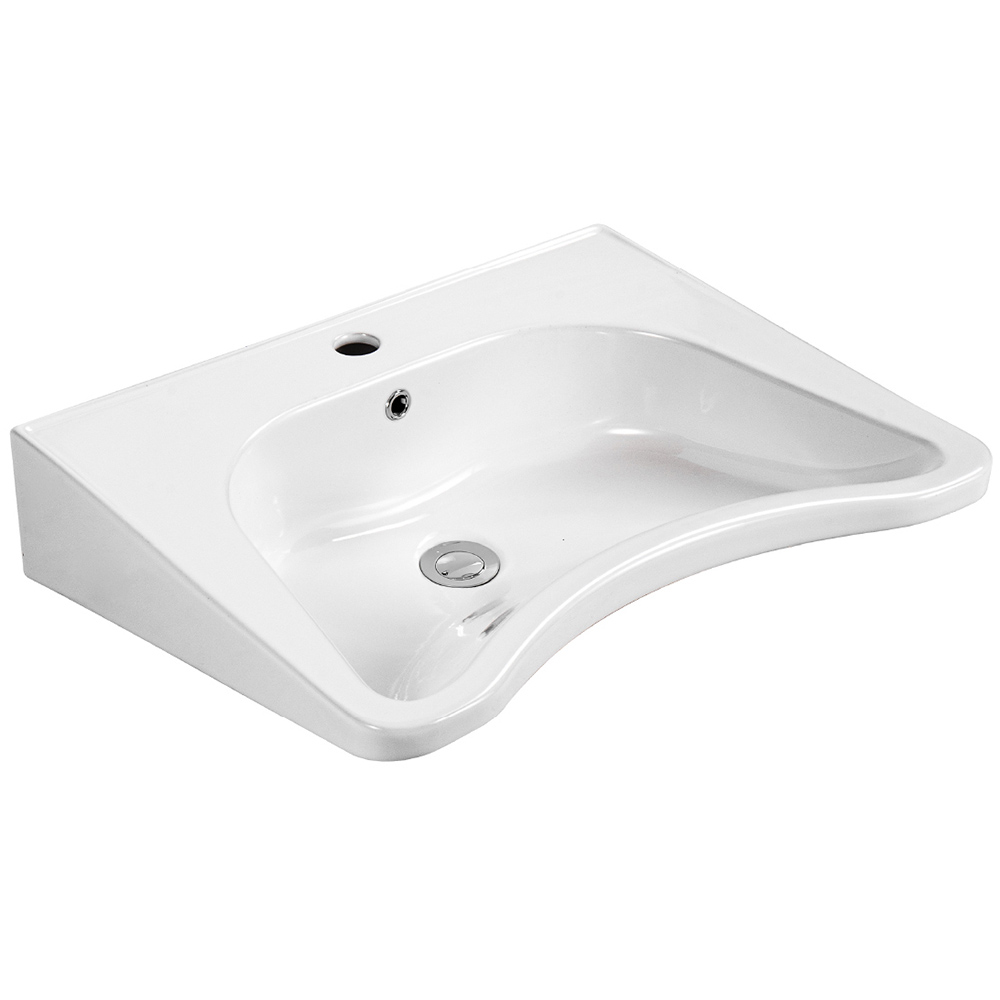 Раковина для людей с ограниченными возможностями Aquatek 630x530x180 мм с крепежом AQ2211-00