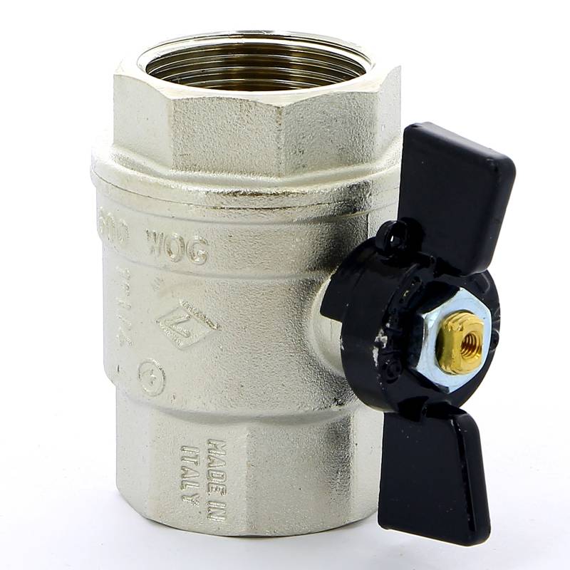 Кран шаровой Bugatti OREGON 1 1/4 ВВ бабочка 03020077