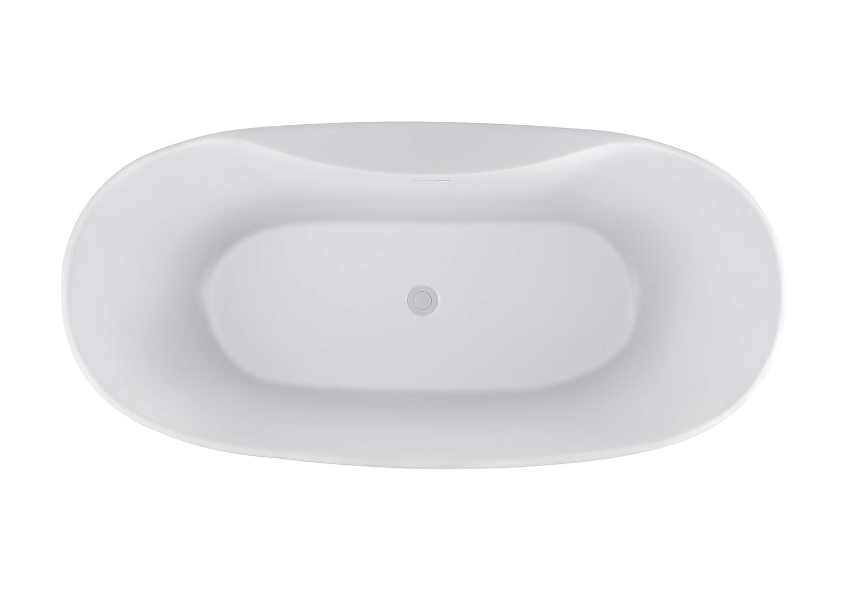 Ванна акриловая отдельностоящая Aquanet АПОЛО 1700x780x600 мм со сливом и ножками AQ-1155778