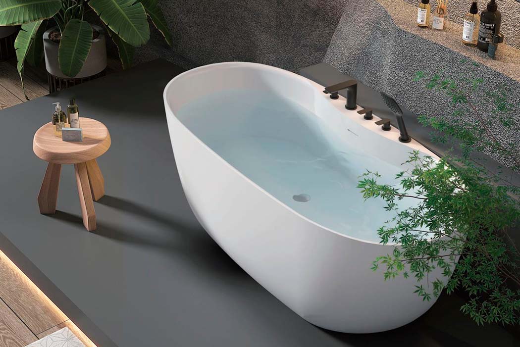 Ванна акриловая отдельностоящая Aquanet АПОЛО 1700x780x600 мм со сливом и ножками AQ-1155778