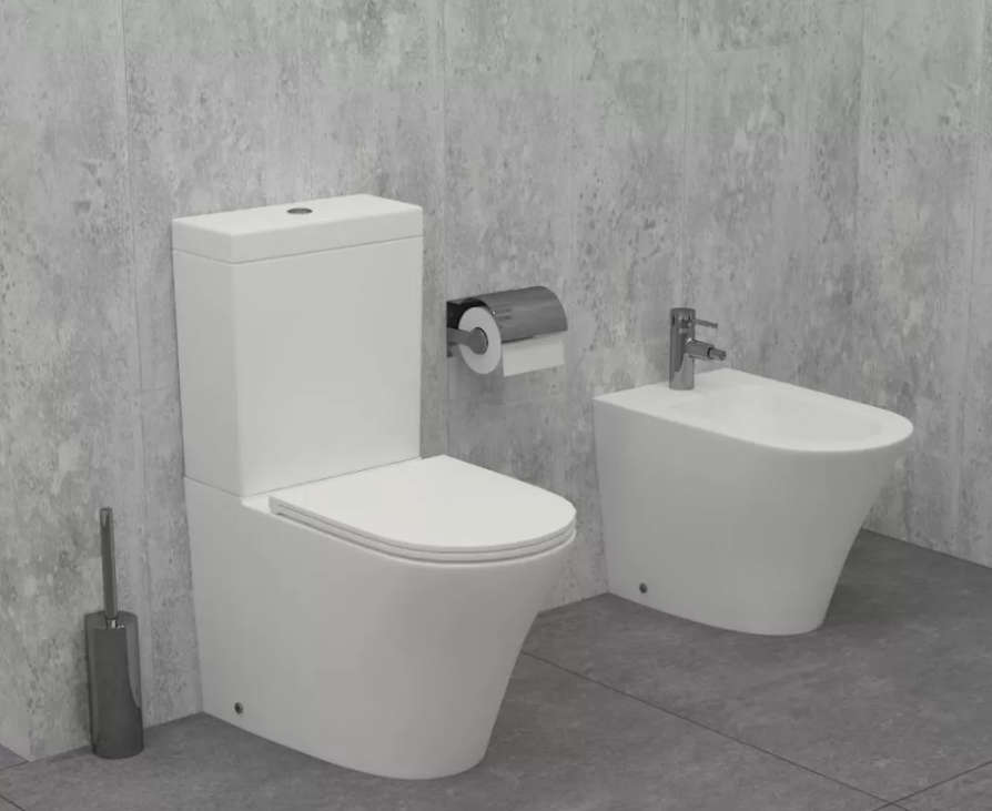 Чаша напольного унитаза Jacob Delafon Rodin+ с креплениями UJAB102-00