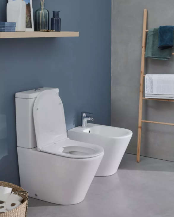 Чаша напольного унитаза Jacob Delafon Rodin+ с креплениями UJAB102-00