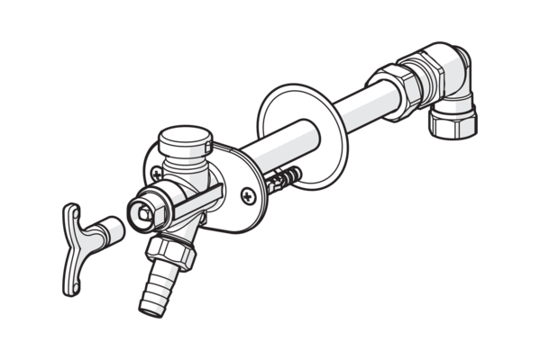 Клапан водоразборной колонки Viega 431015