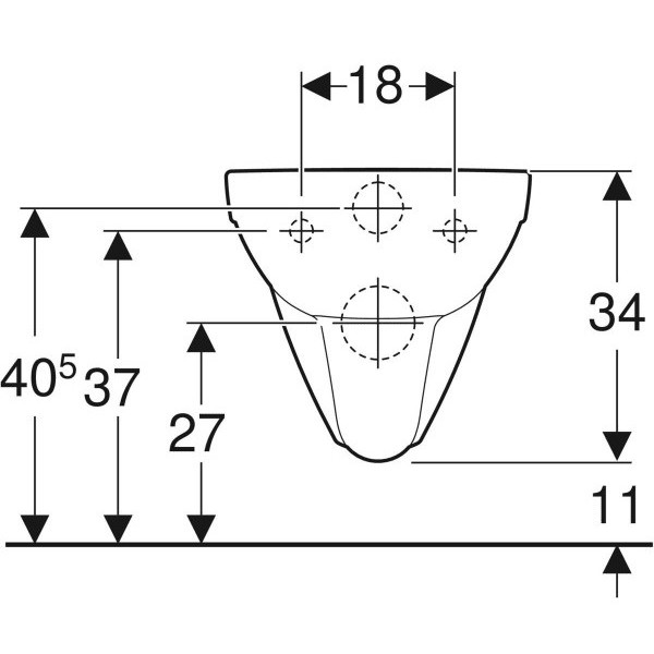 Унитаз подвесной Geberit Selnova Comfort Rimfree 700 мм 500.262.01.1