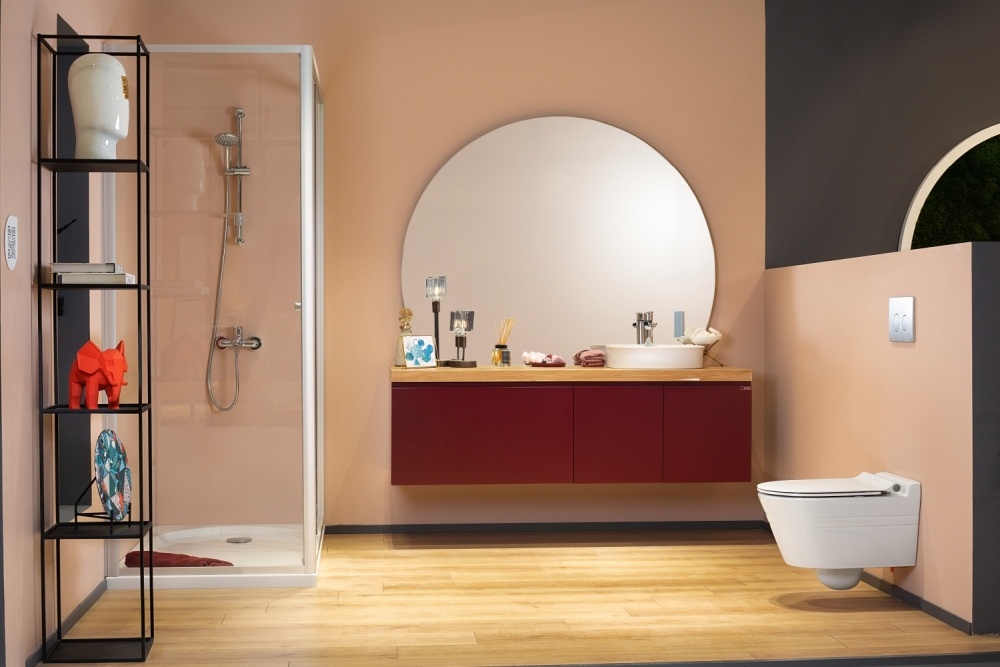 Раковина накладная Serel Minimal круглая 46х46 см 2058TXS110H