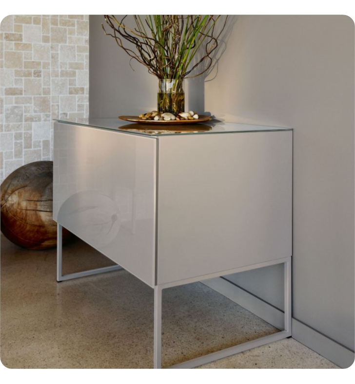 Тумба под умывальник KEUCO PLAN 1000x490x605 мм белый 32972300000