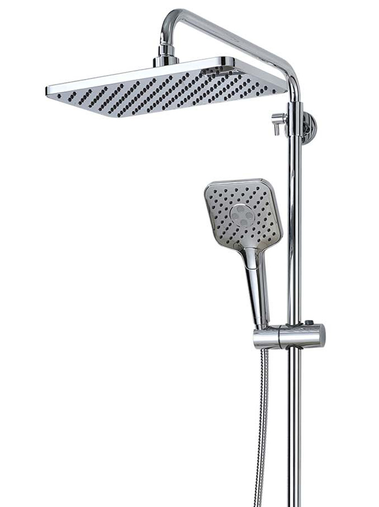 Душевая система со смесителем для ванны Aquatek Ника 300х193 мм хром AQ2840CR