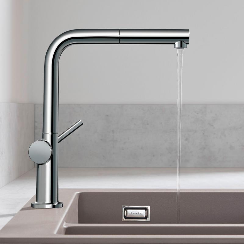 Смеситель для кухни Hansgrohe Talis M54 270 с вытяжным душем sBox 72809000