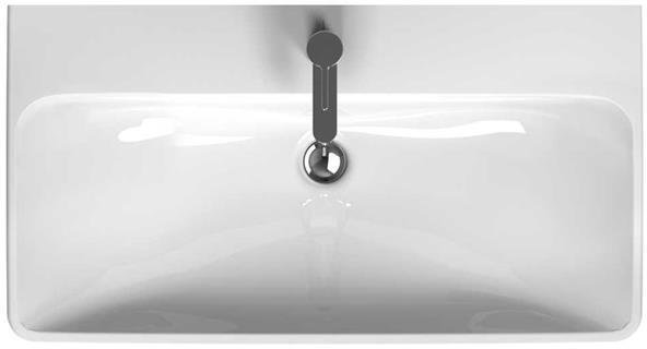 Раковина Geberit Smyle Square 90х48 см с отверстием под смеситель 500.251.01.1