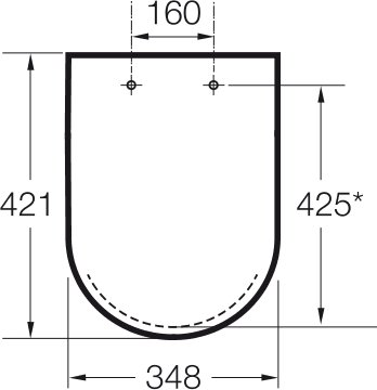 Сиденье для унитаза Roca Victoria с крышкой петли хром ZRU8013900