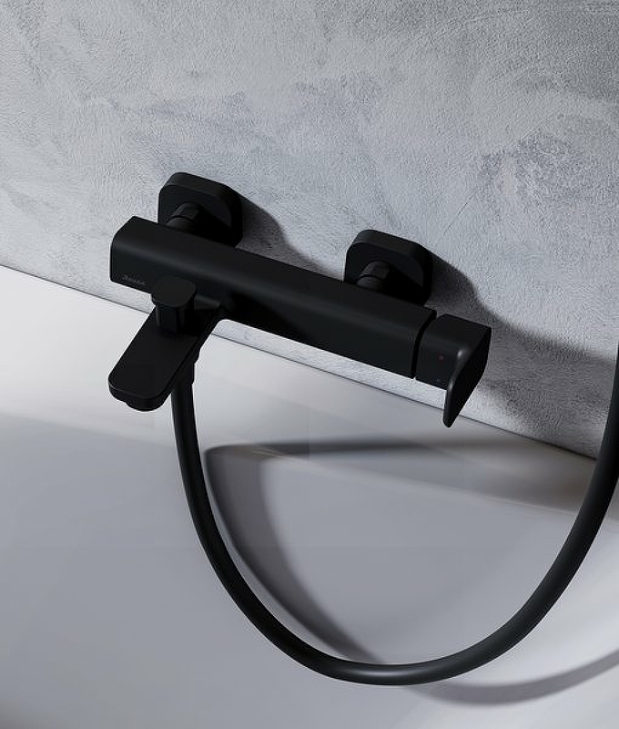 Смеситель для ванны RAVAK 10° TD F 022.20/150 черный X070152